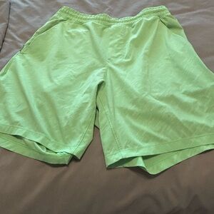 Rare Lululemon Pace Breaker Liner Less - Light Green Athletic Shorts